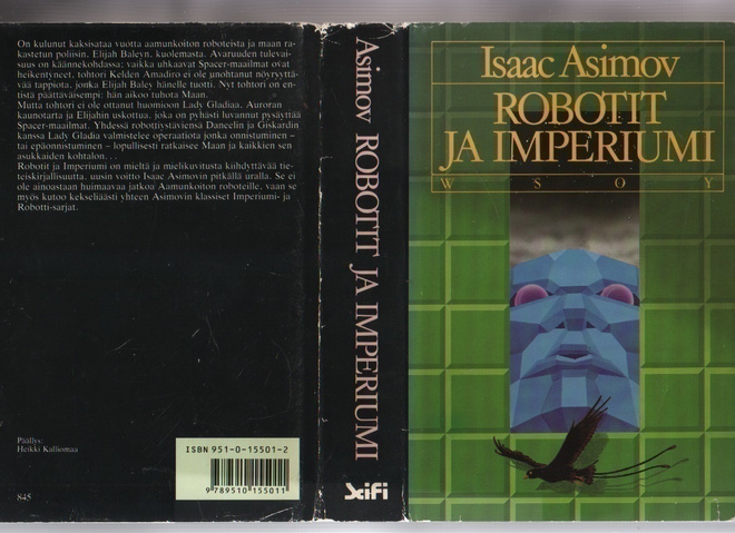 Asimov, Isaac: Robotit ja imperiumi, WSOY 1989, 1.p, sid.,K3