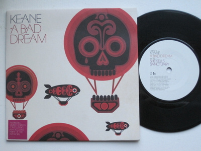 KEANE A Bad Dream 7" vinyylisingle + juliste