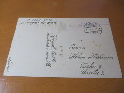 1941 Ivalo kp kortti