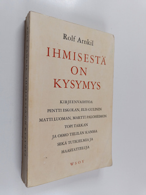 Gurli Vibe Jensen : Ihmisestä on kysymys