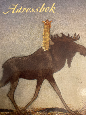 ADRESSBOK MED BILDER AV JOHN BAUER