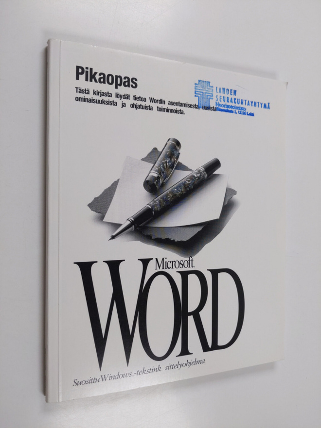 Microsoft(r) Word pikaopas : tekstinkäsittelyohjelma vers...