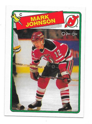 1987-88 OPC #45 Mark Johnson New Jersey Devils