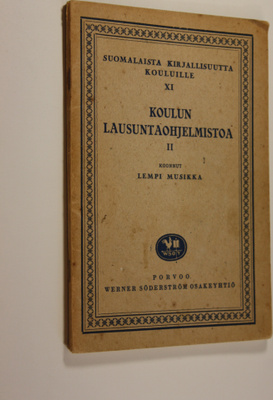 Lempi (koonn.) Musikka : Koulun lausunta-ohjelmistoa 2