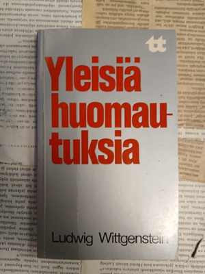 Ludwig Wittgenstein - Yleisiä huomautuksia (nid.)