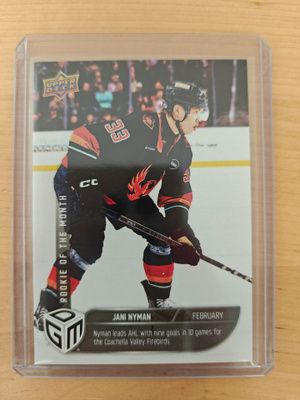 Jani Nyman Upper Deck AHL GDM Rookie