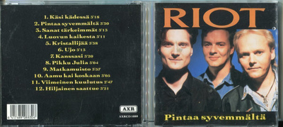 RIOT . CD-LEVY . PINTAA SYVEMMÄLTÄ