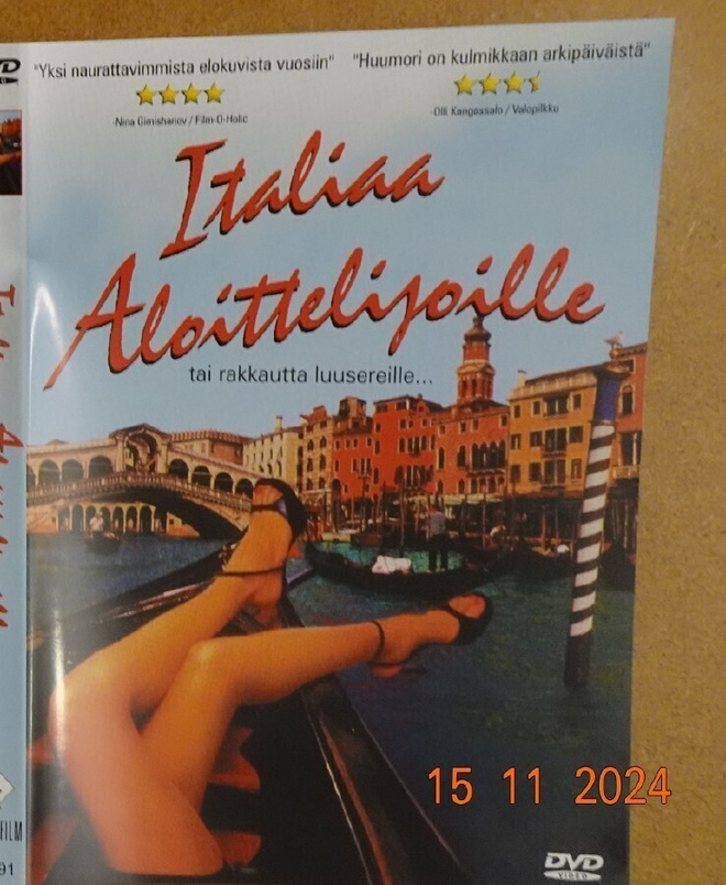 dvd, Italiaa aloittelijoille [komedia]