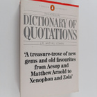 J. M. Cohen : The Penguin dictionary of quotations - pikkukuva 1