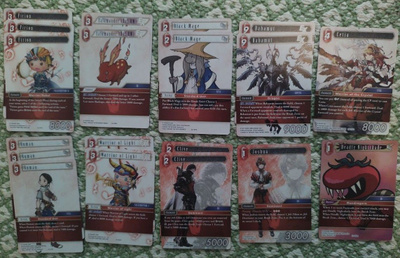 Final Fantasy TCG - Opus 24-sarjan kortteja