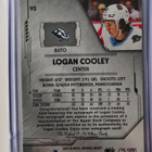 Logan Cooley 2025-26 Skybox Metal Universe Auto - pikkukuva 2