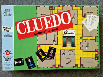 Cluedo Alga Klassikkopeli. 1970 luvulta