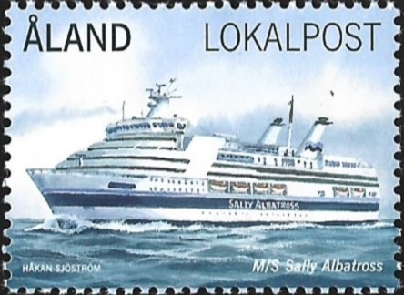 Åland 2012  Matkustajalauttoja Lokalpost ** LaPe 347