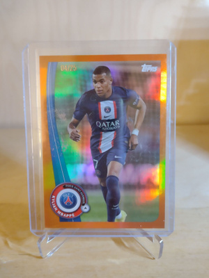 Kylian Mbappe 22-23 Topps UEFA orange foil /25 PSG