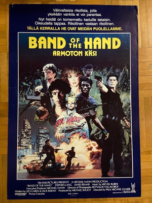 Vanha elokuvajuliste: Band of the Hand - armoton käsi