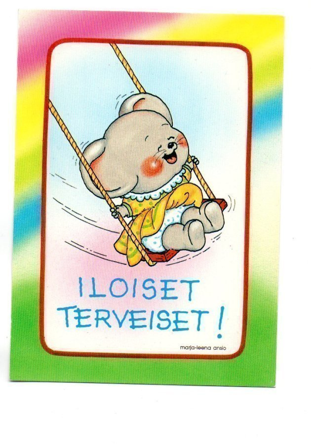 °°ILOISET TERVEISET!°° -KORTTI  / Marleena Ansio