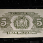 Bolivia 5 bolivanos 1928 P129 sn320 XF - pikkukuva 2