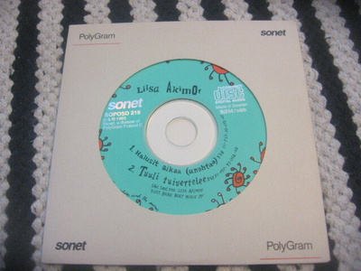 Liisa Akimof - Halusit aikaa (unohtaa) (cds)