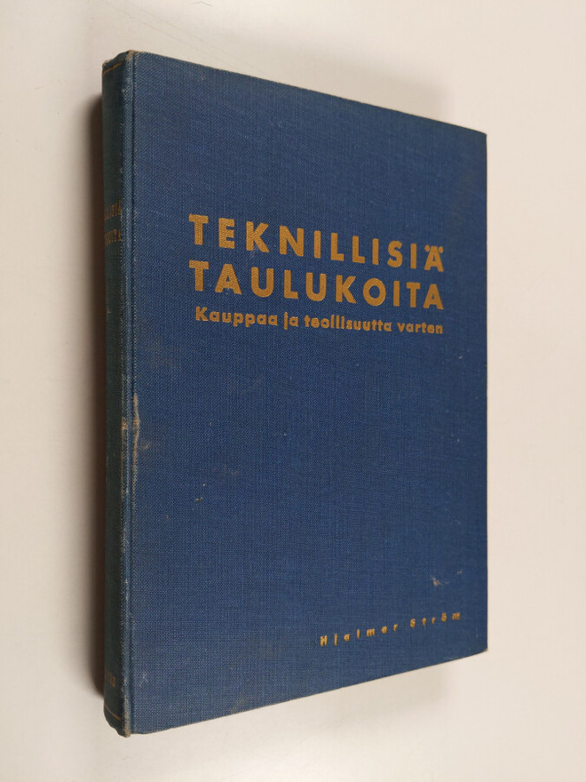 Hjalmar Ström : Teknillisiä taulukoita