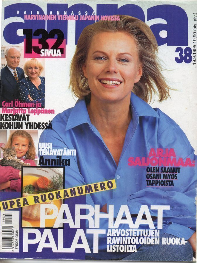 Anna n:o 38 1995 Arja Saijonmaa. Leena Uotila. Marjatta & Ca
