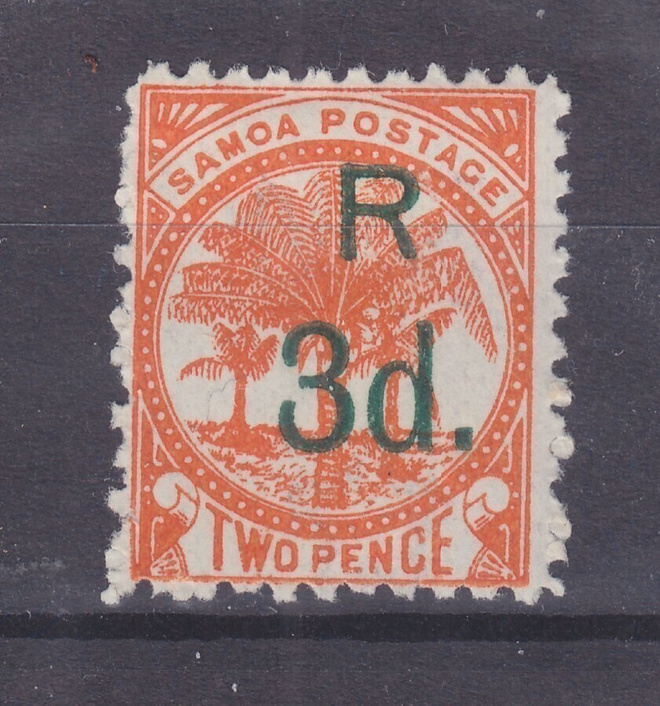 Samoa 1895 R 3D päällepainamamerkki
