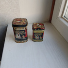 Vintage teepurkki, kiina aiheinen, maatuska tyyppinen. - pikkukuva 1