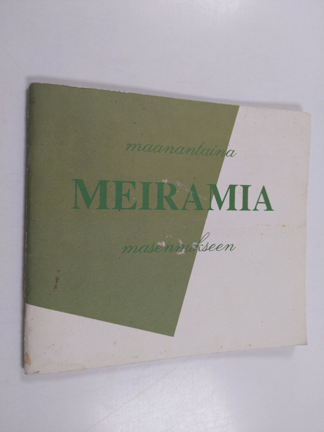 Vesa Heiskanen : Maanantaina meiramia masennukseen