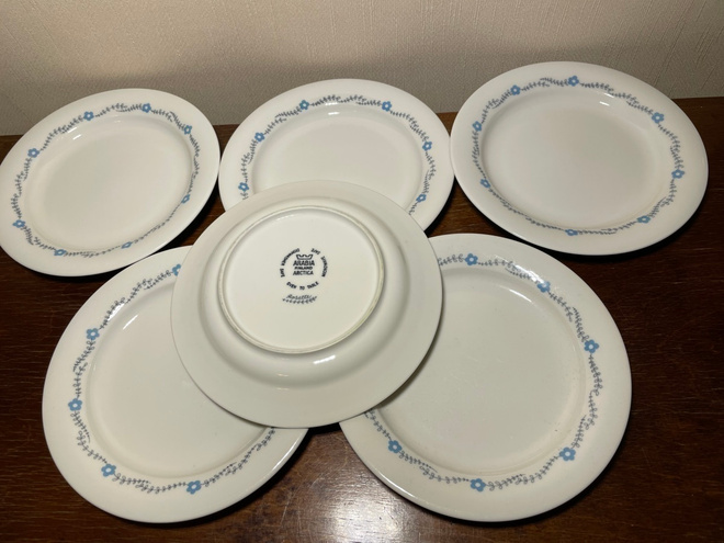 Arabia Arctica Rosette lautaset 17 cm