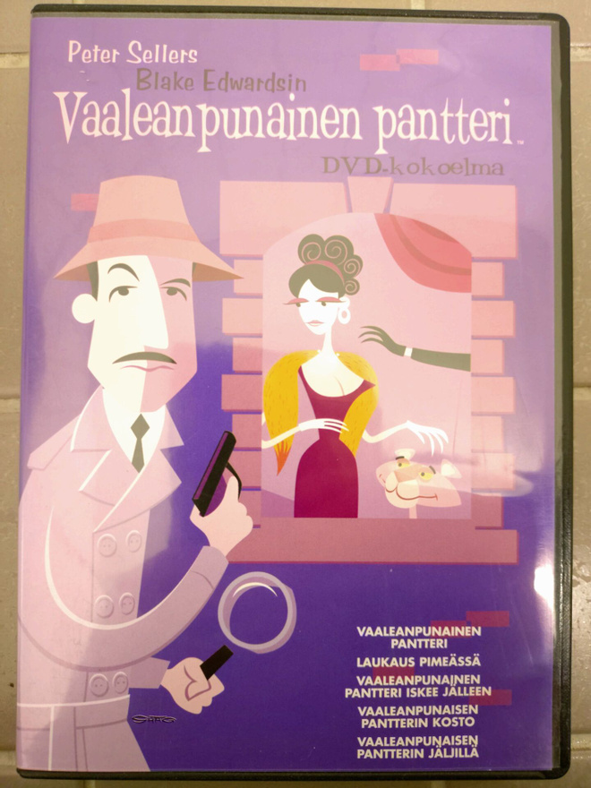 DVD Vaaleanpunainen Pantteri -5 Elokuvaa