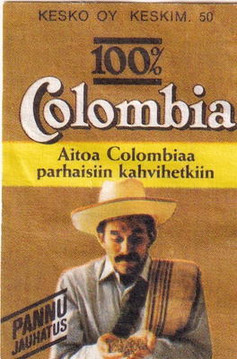 100 % Colombia. Aitoa Colombiaa parhaisiin kahvihetkiin, s73