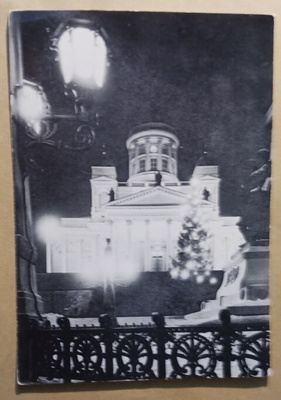 Helsinki, Tuomiokirkko Jouluyönä, p. 1967 + Invalidl.jm