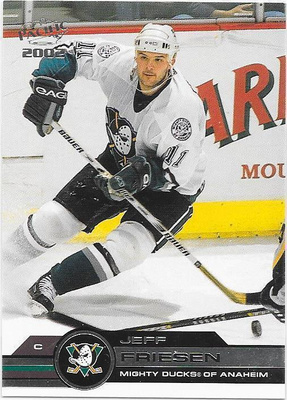 2001-02 Pacific #3 Jeff Friesen Anaheim Mighty Ducks