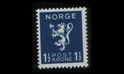 Norja 208 ** Leijona 1 1/2 kr (1940)