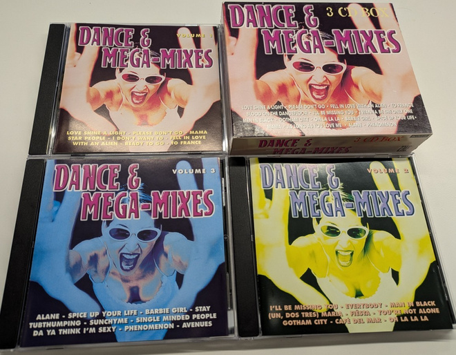 Dance & Mega-Mixes (3CD) MINT!! Hypnotize Barbie Girl Stay