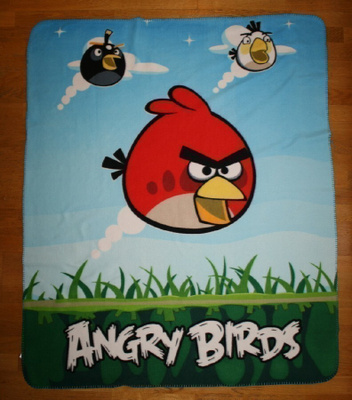 Angry Birds fleecepeitto n. 115 x 138 cm