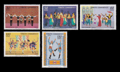 Turkki 2147-51 ** Kansantanssit (1969)