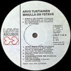 ARVO TURTIAINEN ~ Minulla On Ystävä ~ LP - pikkukuva 3