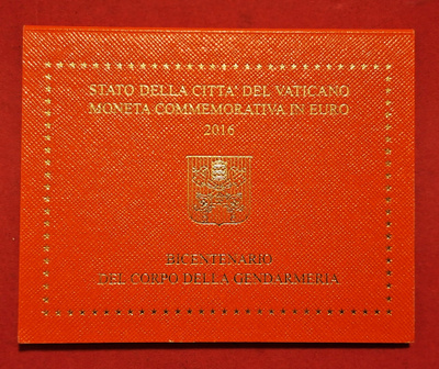 Vatikaani, 2 Euro 2016