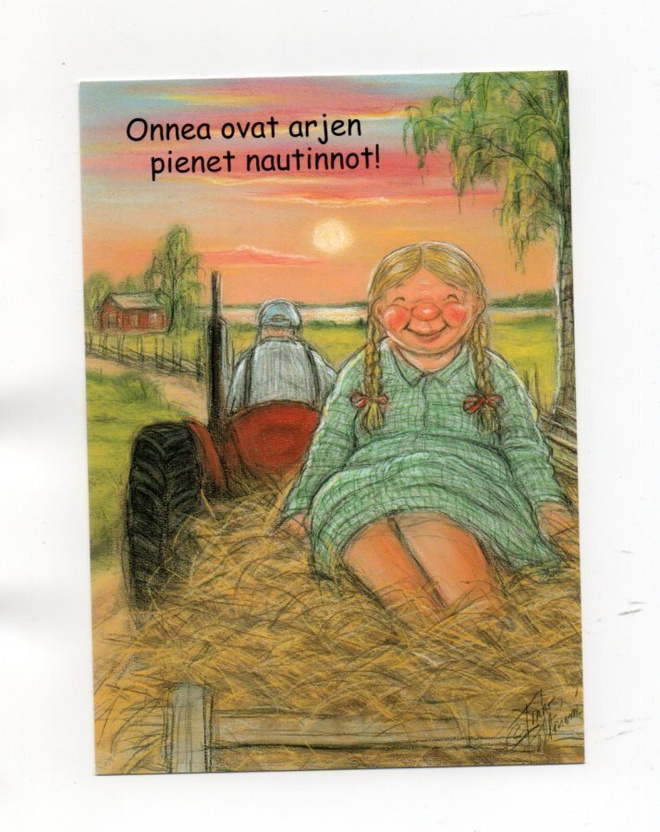 "°ONNEA OVAT ARJEN PIENET...."° -KORTTI / Hörölä