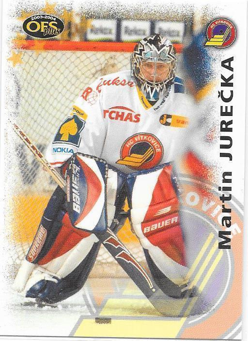 2004-05 OFS Plus #347 Martin Jurecka Vitkovice Tsekki MV