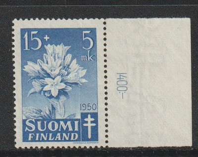 1950 15+5mk Tuberkuloosimerkki **