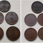 1 PENNI (5kpl) v.1873,1874,1875,1876 ja 1881 - pikkukuva 1