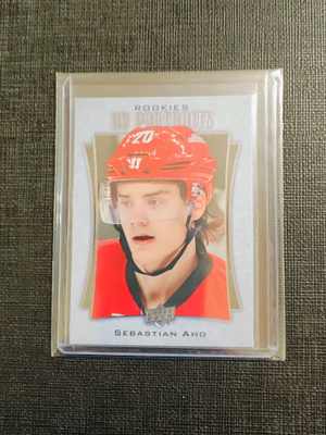 Sebastian Aho - 16-17 UD Portraits Rookies
