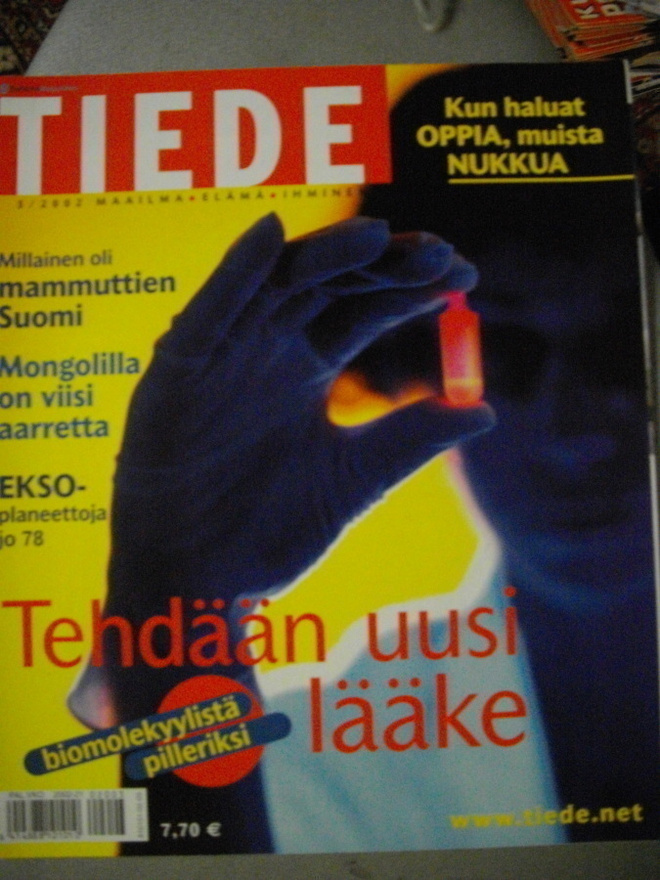 Tiede lehti Nro 3/2002 (22.3)