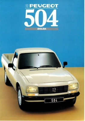 Peugeot 504 Pick up -esite, 1988