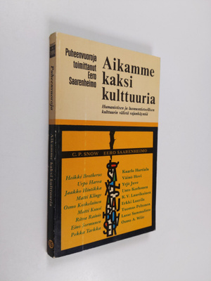 Aikamme kaksi kulttuuria