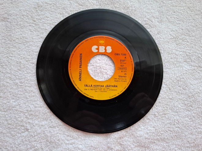 Anneli Pasanen – Tällä Kertaa Jääthän / Jos Muut Jättää 7" s