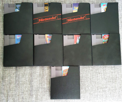Nintendo 8-bit pelejä 9 kpl