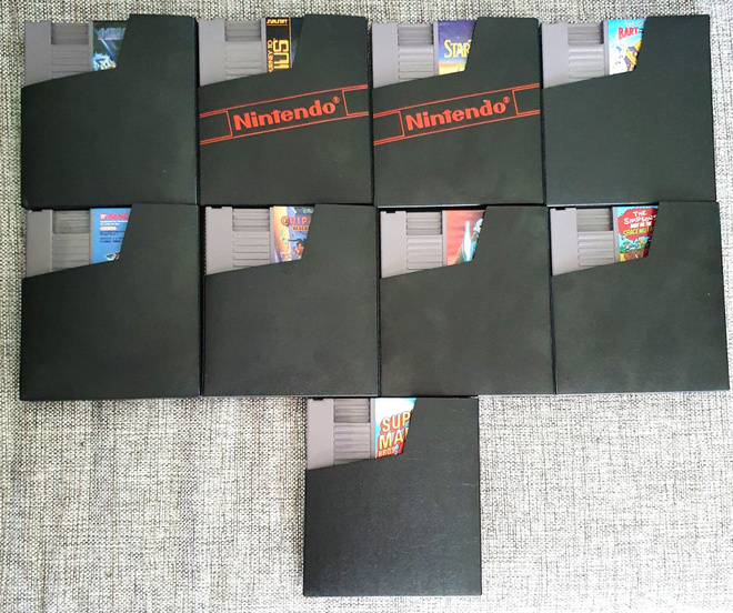 Nintendo 8-bit pelejä 9 kpl