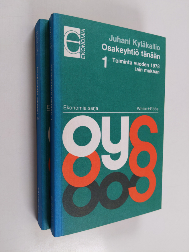 Juhani Kyläkallio : Osakeyhtiö tänään 1-2 : toiminta vuod...